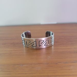 Sterling silver cuff bracelet